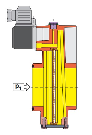 Sectional drawing Pre-mount filter